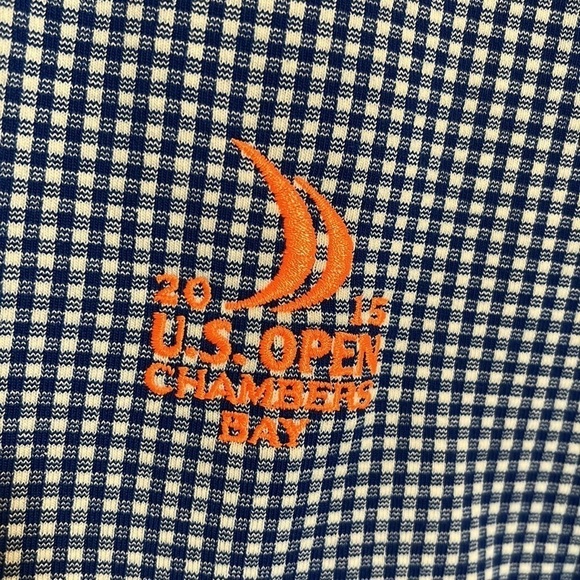 Rlx Ralph Lauren Checkered 2015 US Open Chambers Bay Shirt - Picture 4 of 9